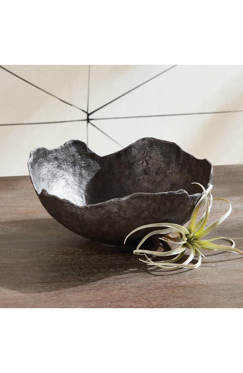 Napa Home & Garden Roland Organic Grande Decorative Bowl, Alternate, color, Gray