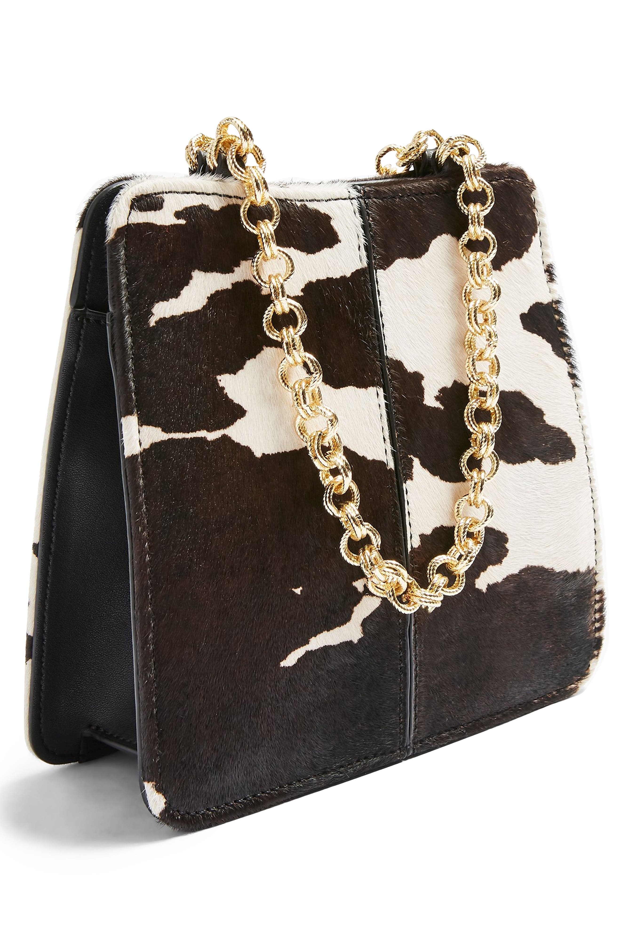 Topshop Sian Shoulder Bag, Alternate, color, 