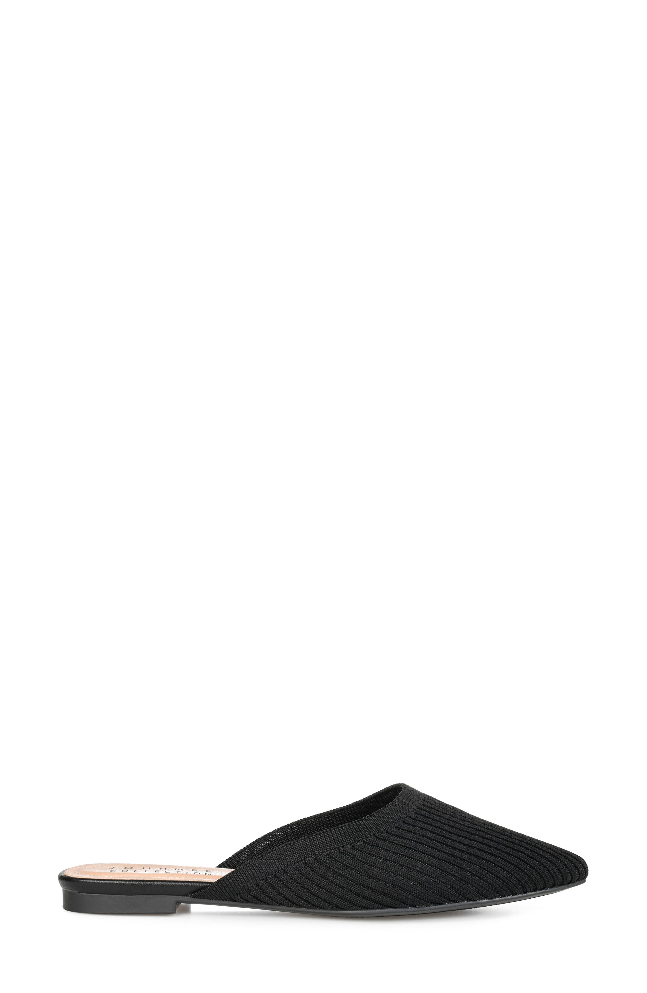 Journee Collection Aniee Knit Mule - Wide Width, Alternate, color, 