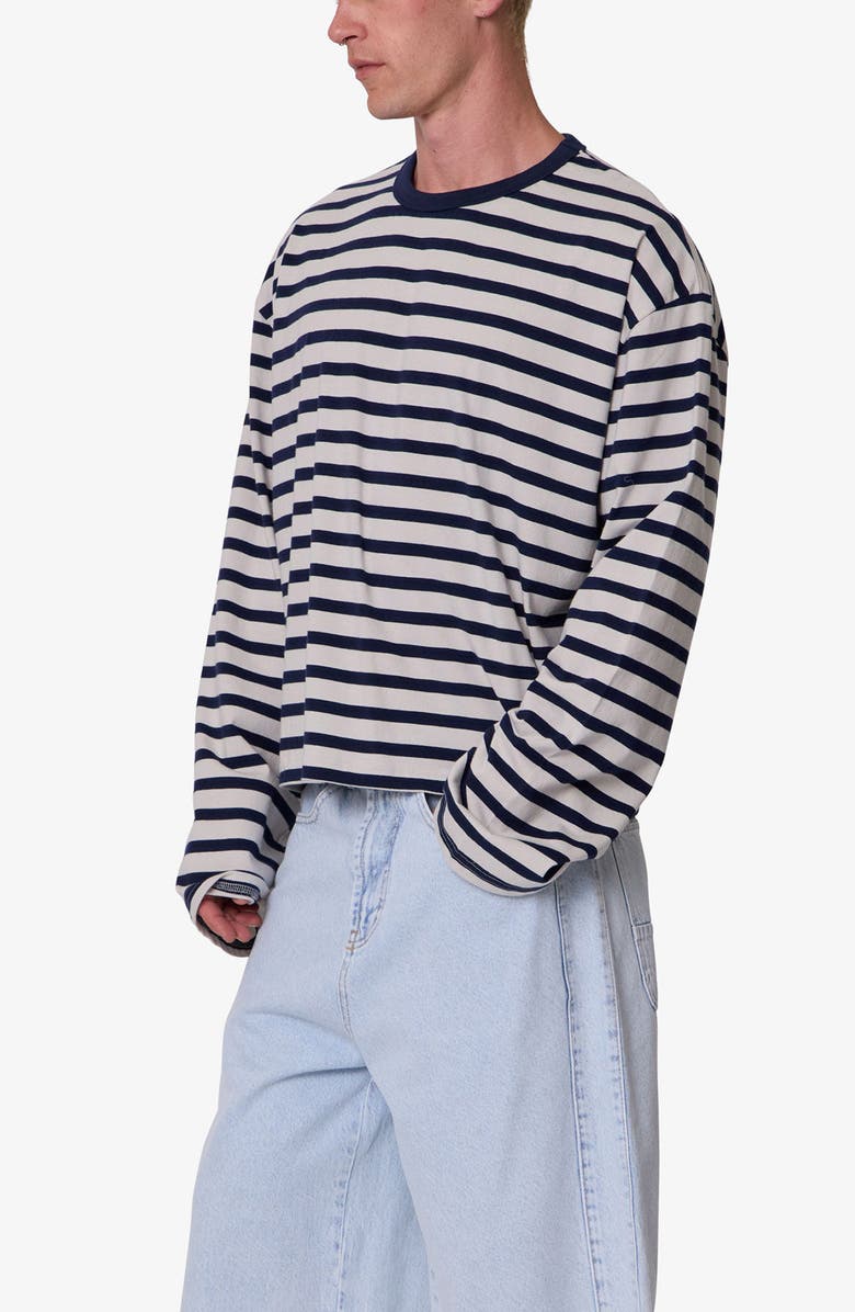 mnml Oversize Stripe Cotton T-Shirt, Alternate, color,