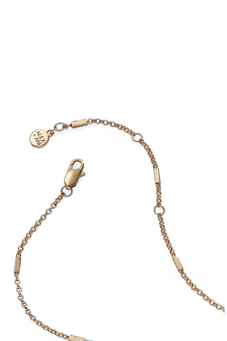 Evil Eye Necklace, Alternate, color, Gold