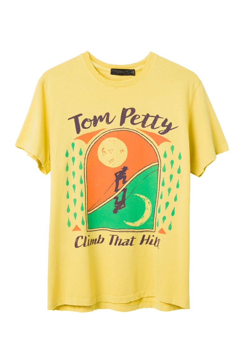 Tom Petty Climb That Hill Graphic T-Shirt, Main, color, DUSTY CITRON