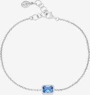 Dower & Hall Blue Topaz Octagon Chain Bracelet