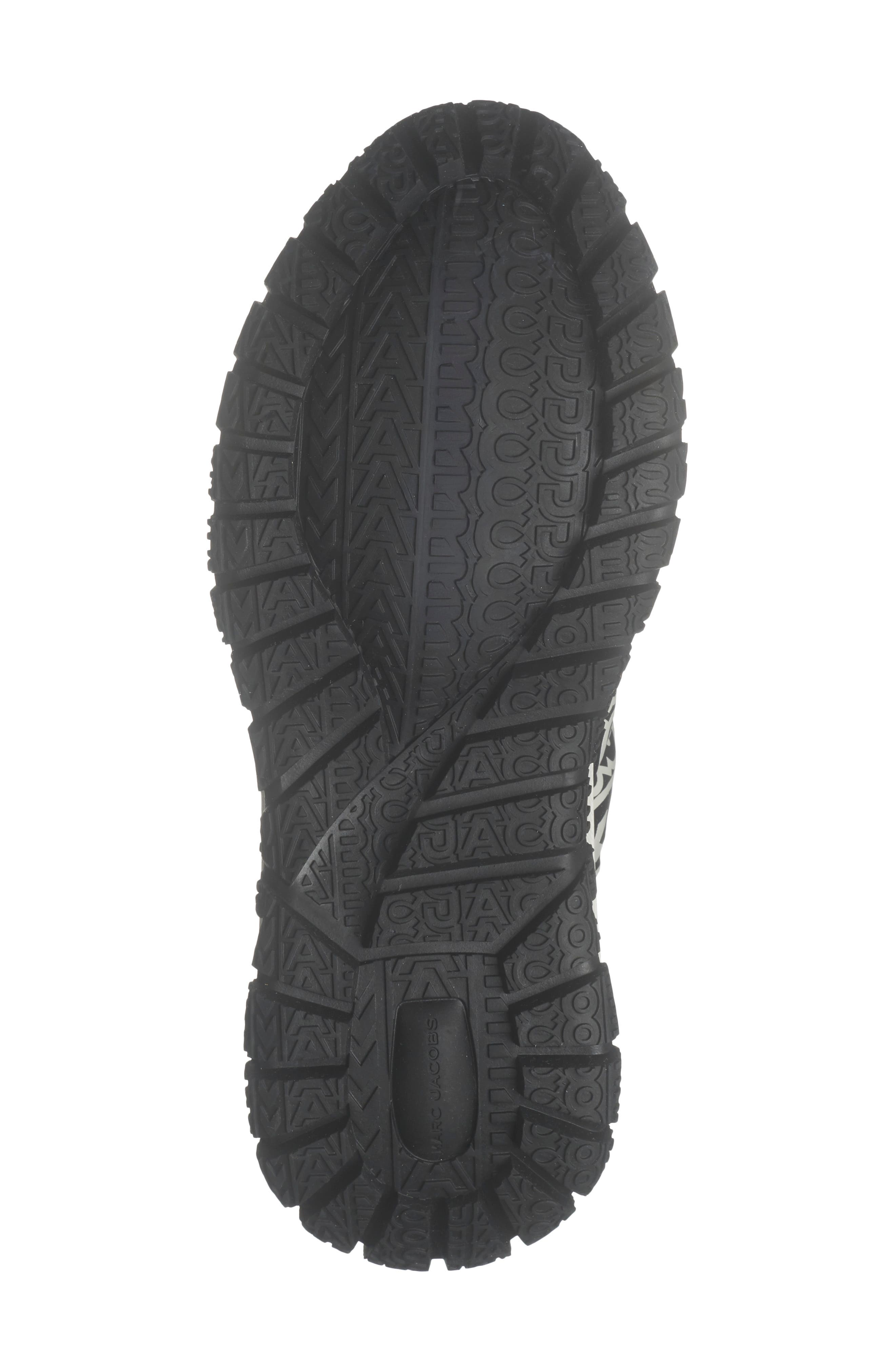The Monogram Lazy Runner Sneaker, Alternate, color, BLACK/WHITE