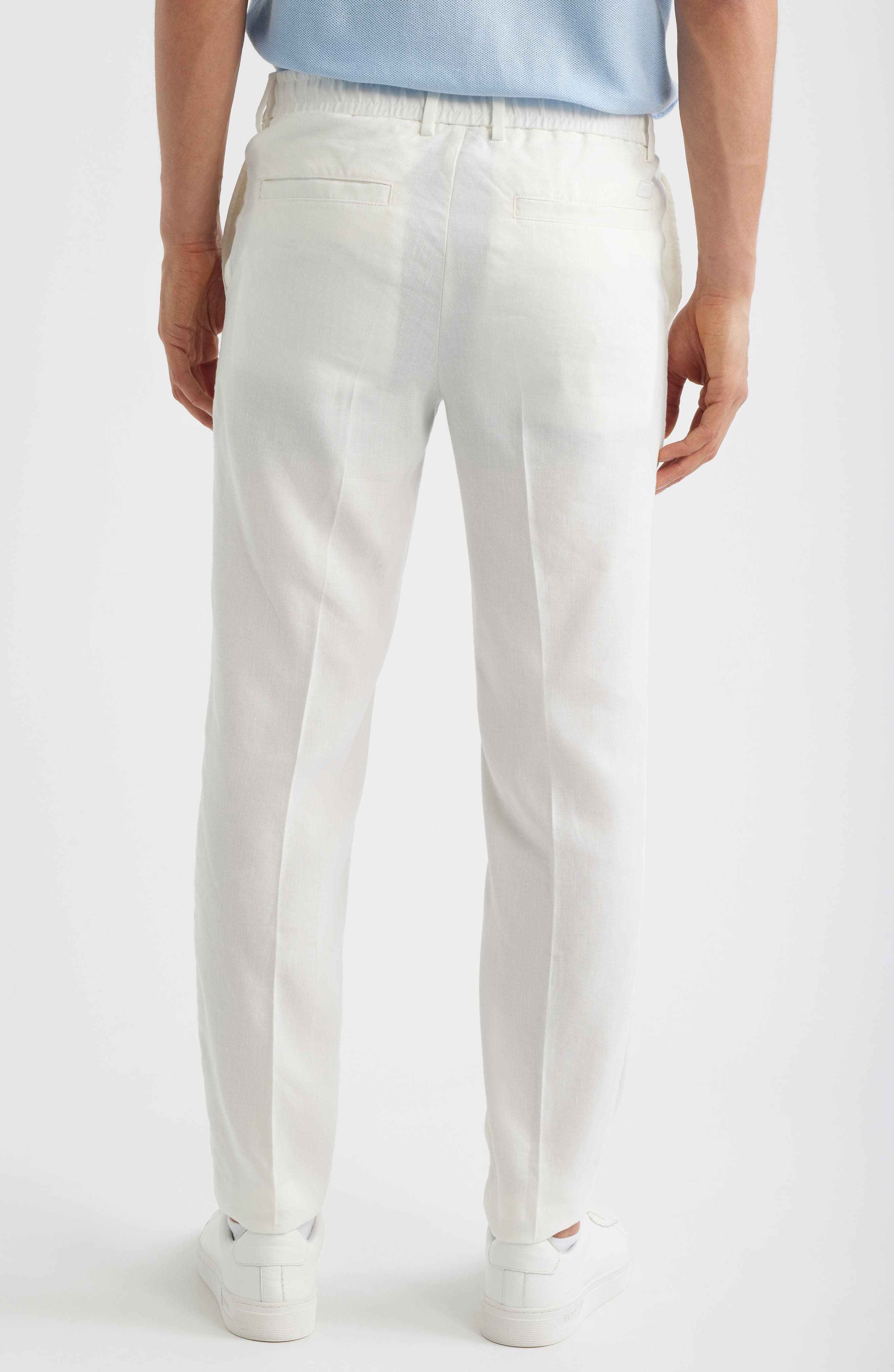 Kane Linen Blend Drawstring Pants - image 2