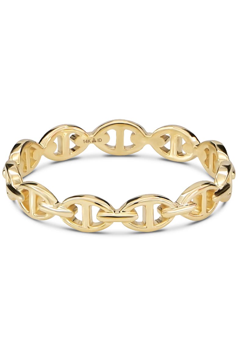 Mariner Anchor Ring in 14K Gold, Main, color, Yellow Gold
