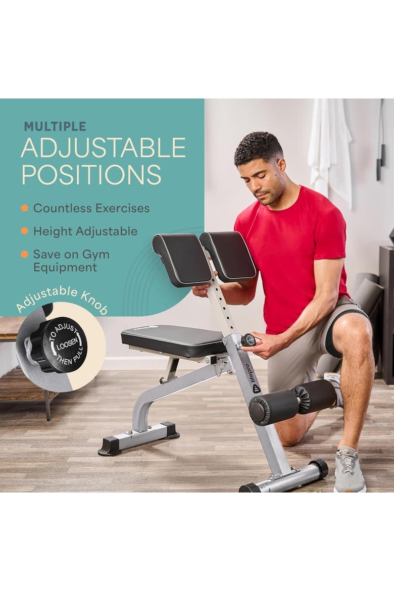 Sculpt Trainer Roman Chair leg Exerciser machine, Alternate, color, Silver