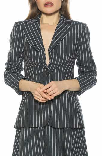 Alexia Admor Tau Linen & Cotton Blazer