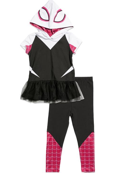 Spider-Man Hooded Tee and Leggings Set