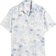 Mistress Rocks Print Relaxed Camp Shirt