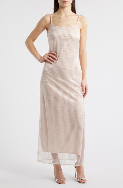 Shop Wayf Helena Beaded Cocktail Dress In Pink