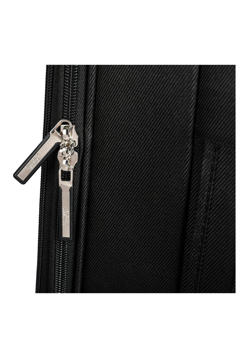 Shauna 24" Softshell Spinner Suitcase, Alternate, color, BLACK