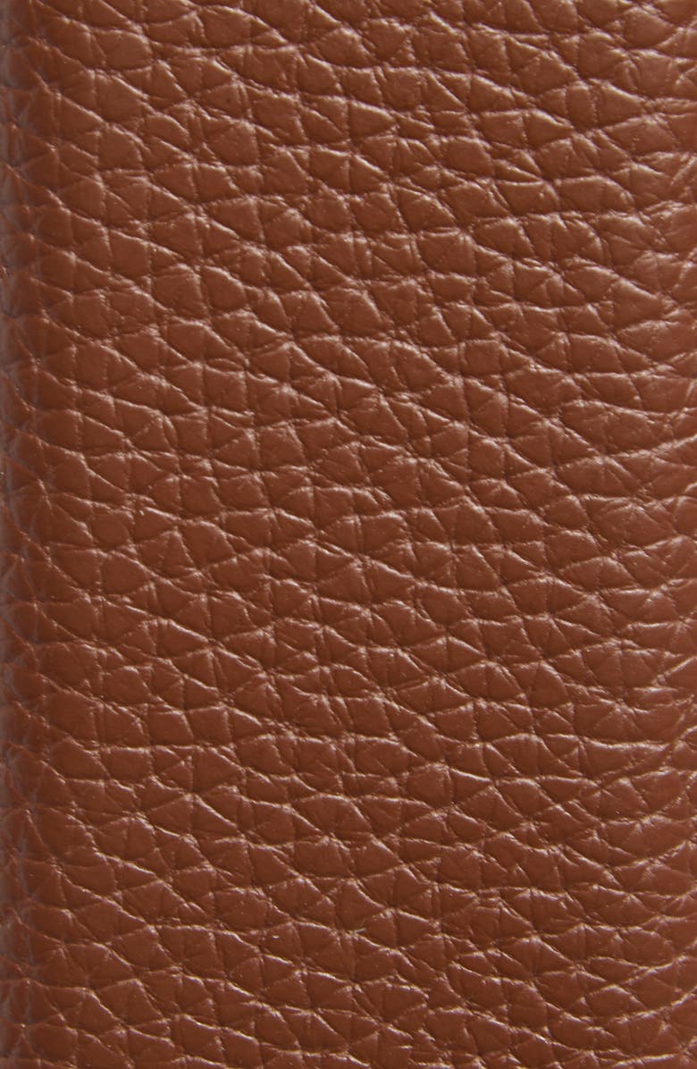 Vince Camuto Pebbled Faux Leather Belt, Alternate, color, Brown