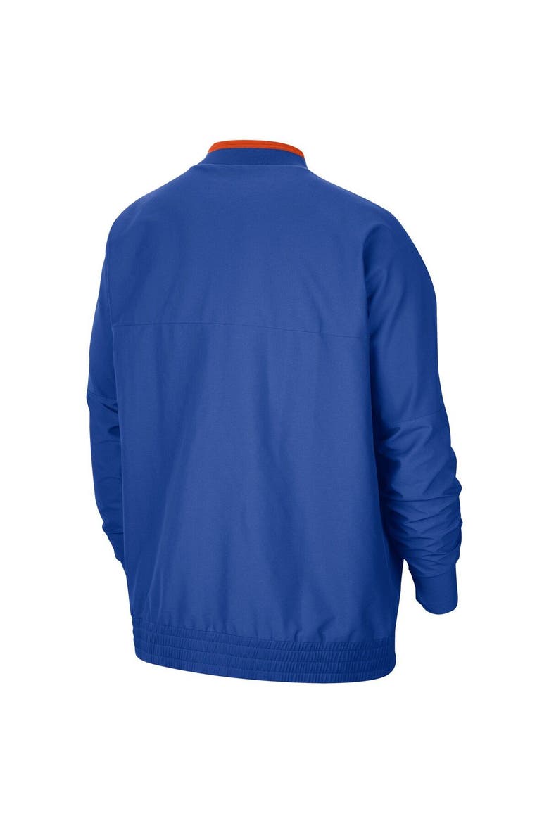 Men's Jordan Brand Royal Florida Gators 2021 Coach Half-Zip Jacket, Alternate, color, Royal