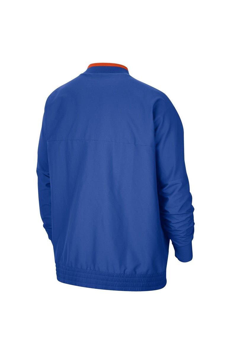 Jordan Brand Men
s Jordan Brand Royal Florida Gators 2021 Coach Half-Zip Jacket, Alternate, color, Royal