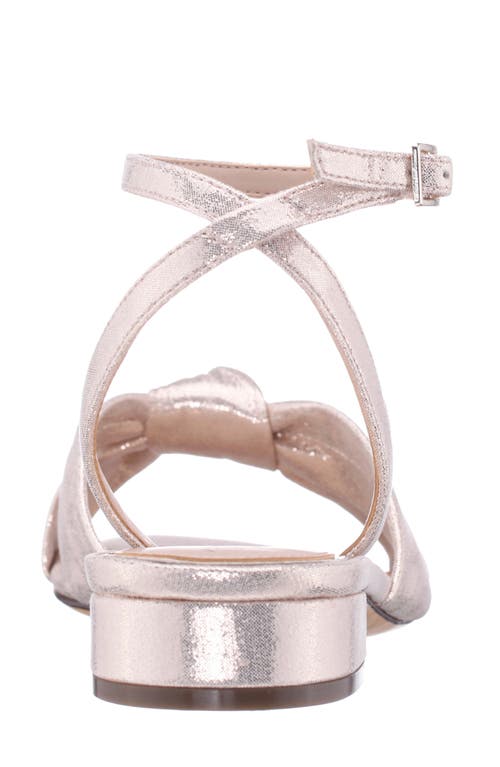 Nina Sulma Ankle Strap Sandal In Platino