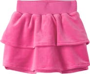 Hatley Kids' Raspberry Rose Velour Skirt