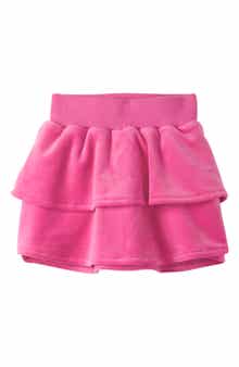 Kids' Raspberry Rose Velour Skirt
