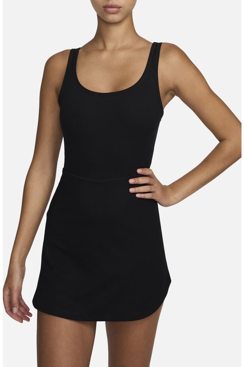 One Dri-FIT Dress, Alternate, color, 010 BLACK/COL GY