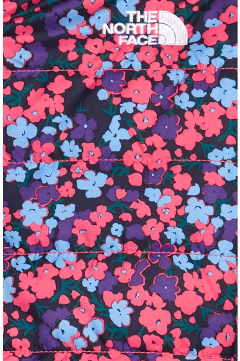 Kids' Mossbud Swirl Reversible Water Repellent Heatseeker™ Jacket, Alternate, color, PARADISE PINK/ WILDFLOWER