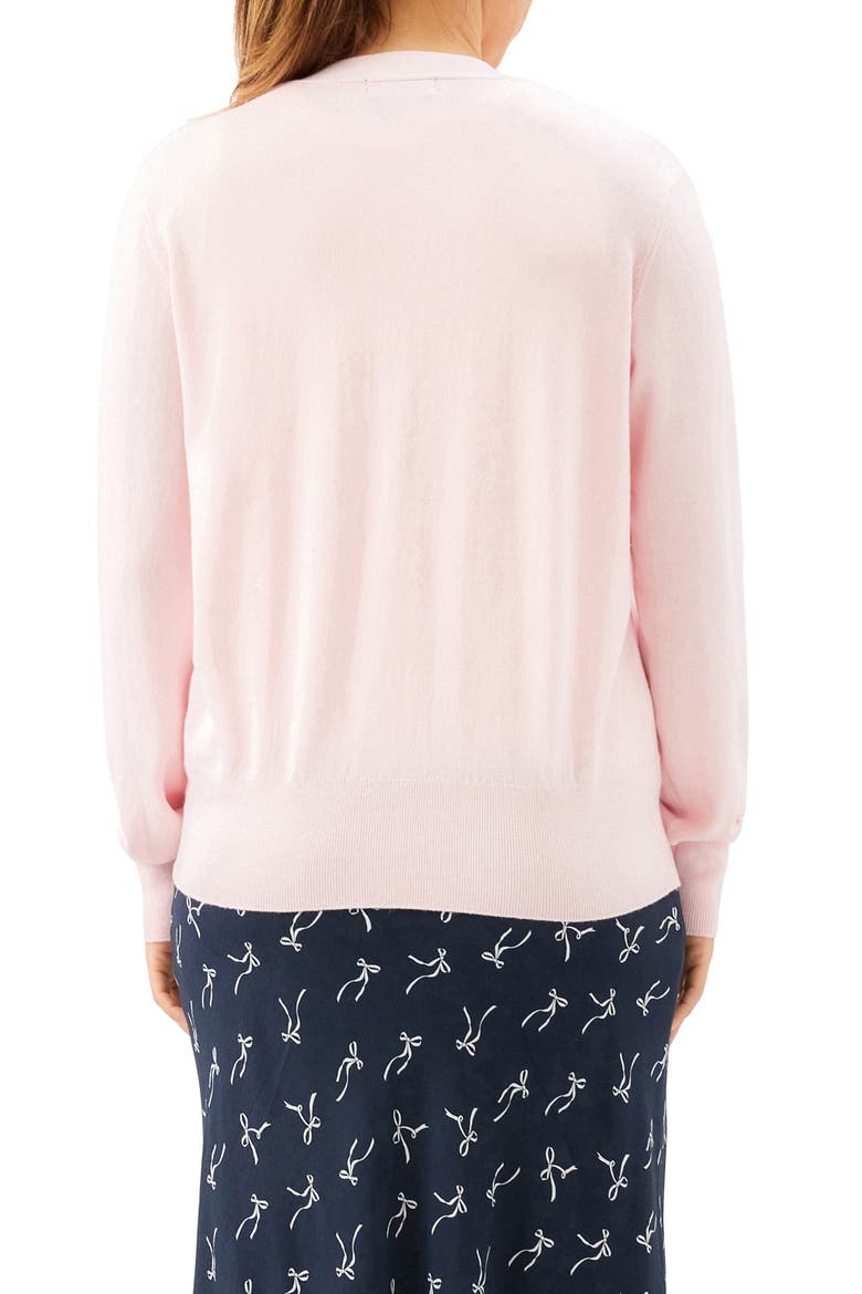V-Neck Cardigan, Alternate, color, ROSE