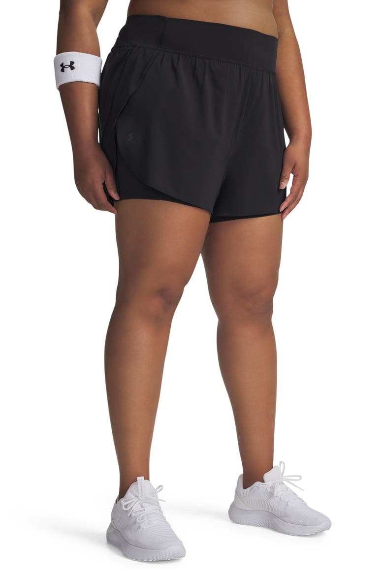 Vanish 2-in-1 Athletic Shorts, Main, color, BLACK / / BLACK