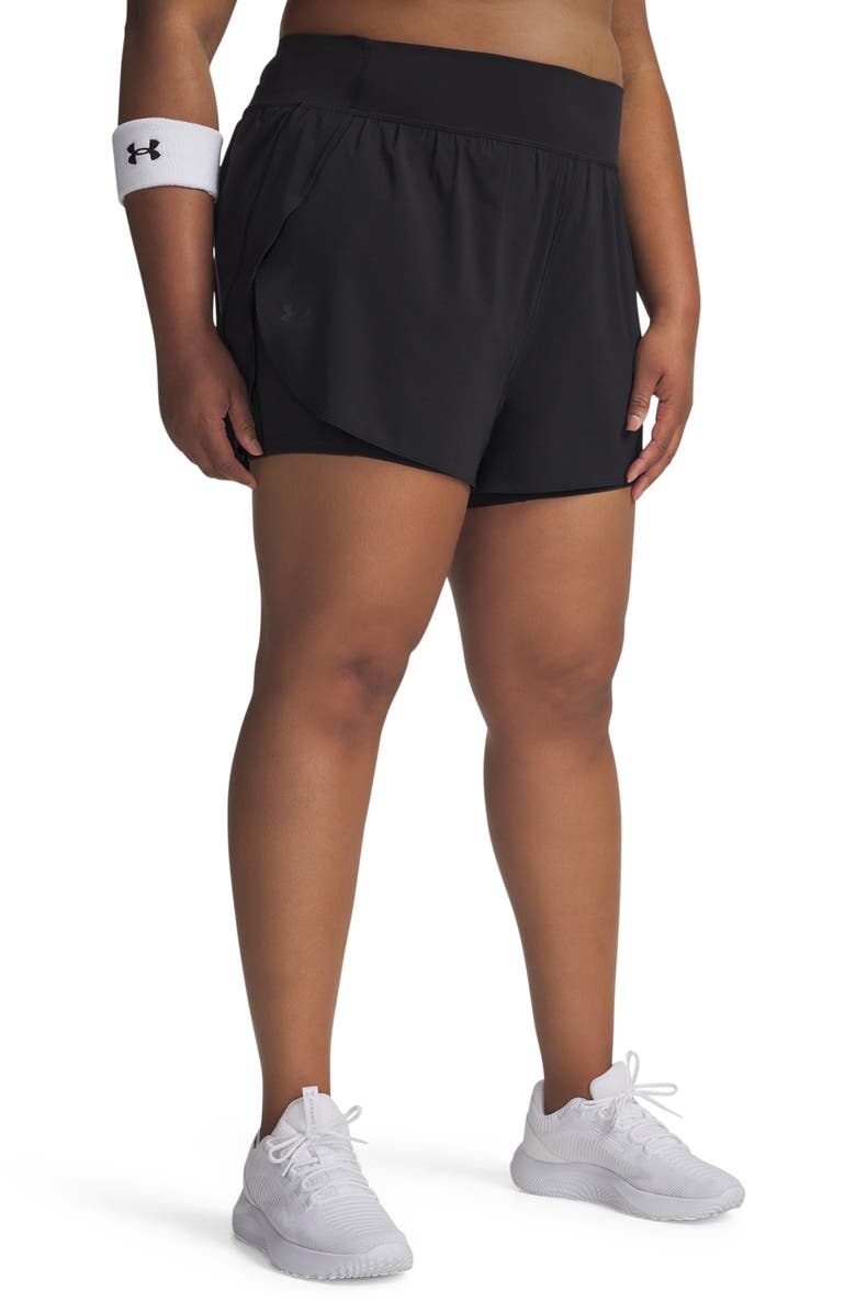 Under Armour Vanish 2-in-1 Athletic Shorts, Main, color, Black / / Black