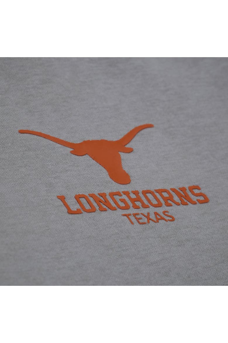Men's Mitchell & Ness Gray Texas Longhorns Core Icon Fleece Hoodie, Alternate, color, Gray