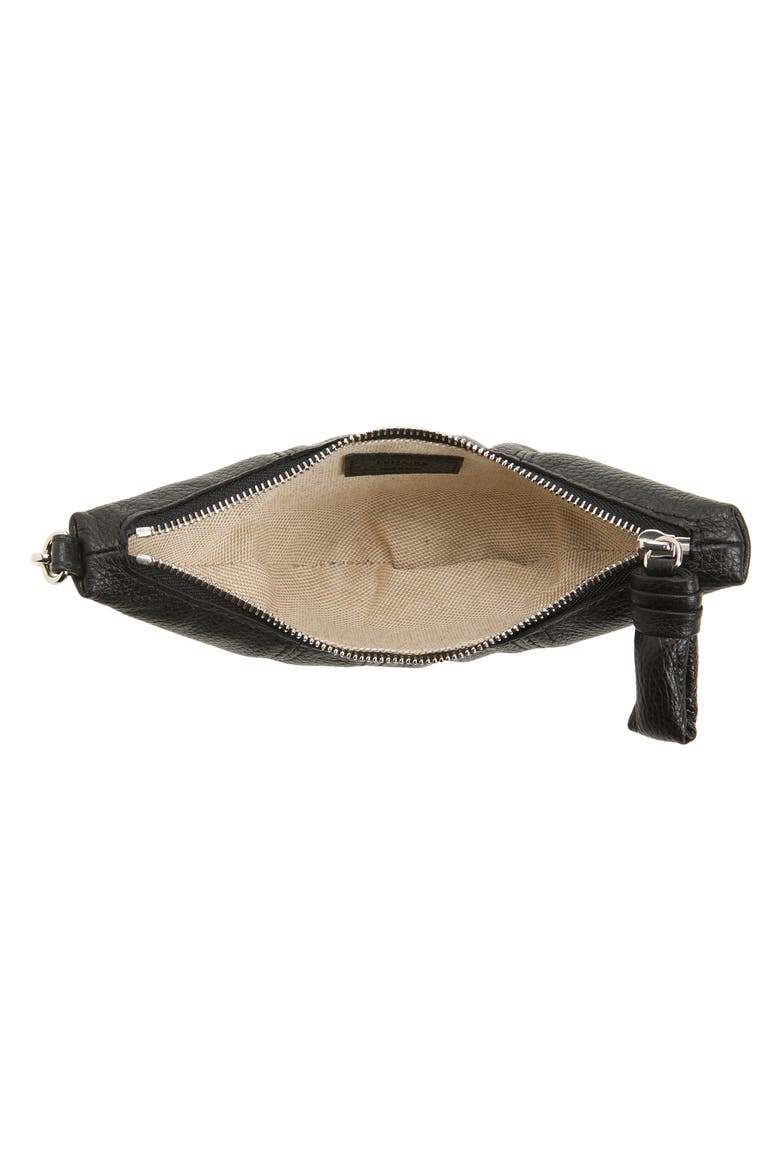 Croissant Leather Crossbody Coin Purse (Men) | Nordstrom