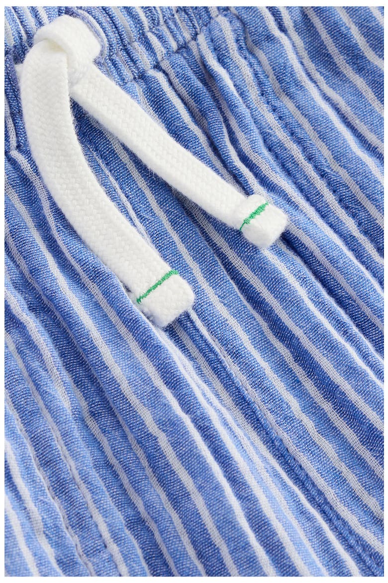 Kids' Double Cloth Cotton Pants, Alternate, color, BLUE STRIPES