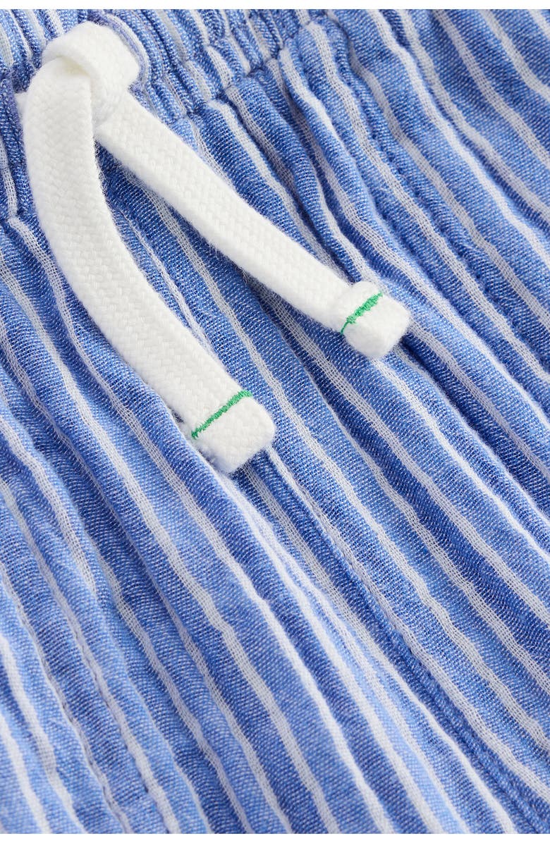Mini Boden Kids' Double Cloth Cotton Pants, Alternate, color, Blue Stripes