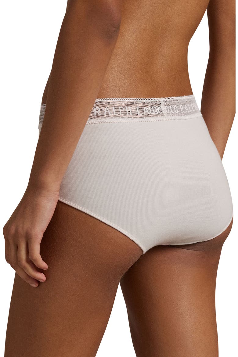 Stretch Cotton Rib Boyshorts, Alternate, color, GARDEN ROSE