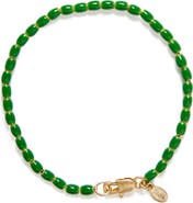 Clare V. Enamel Bead Bracelet