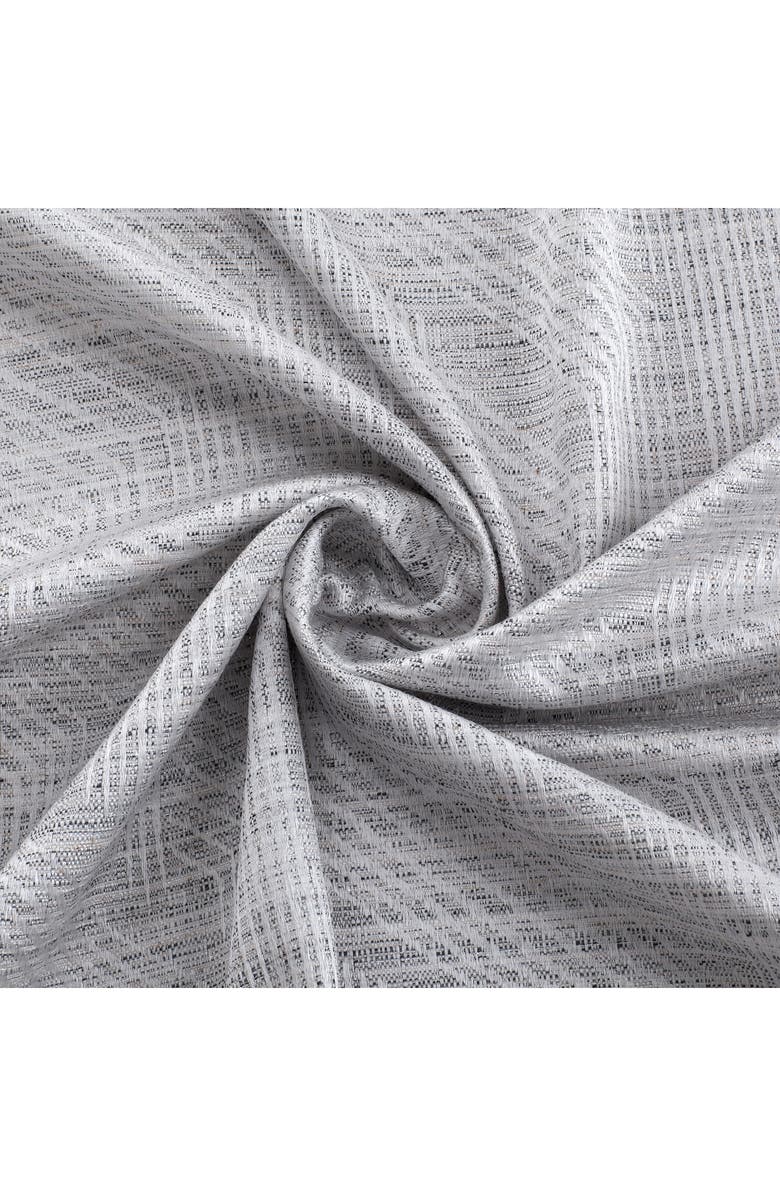 DAINTY HOME Set of 2 Room Darkening Window Curtains, Alternate, color, Silver