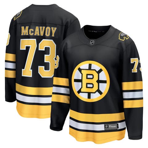 Men's Fanatics Charlie McAvoy Black Boston Bruins Home Breakaway Player Jersey