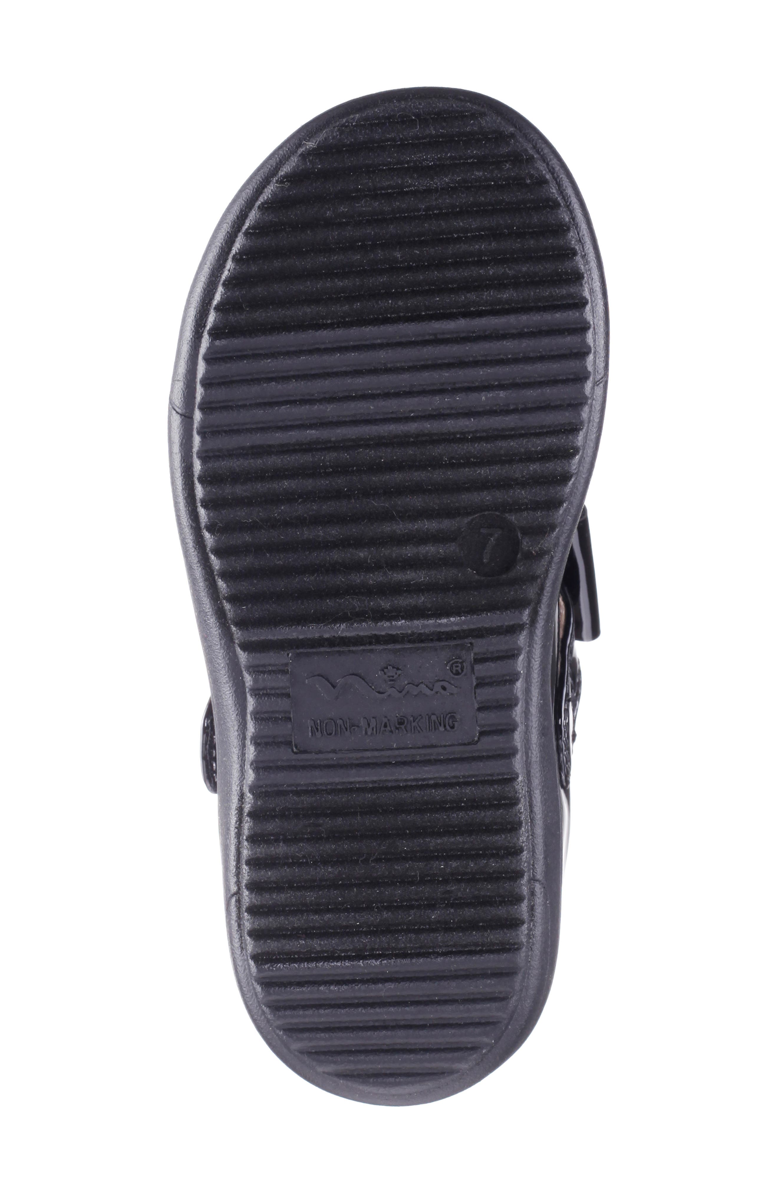 Nina Kids' Binnie Mary Jane Flat, Alternate, color, Black Patent