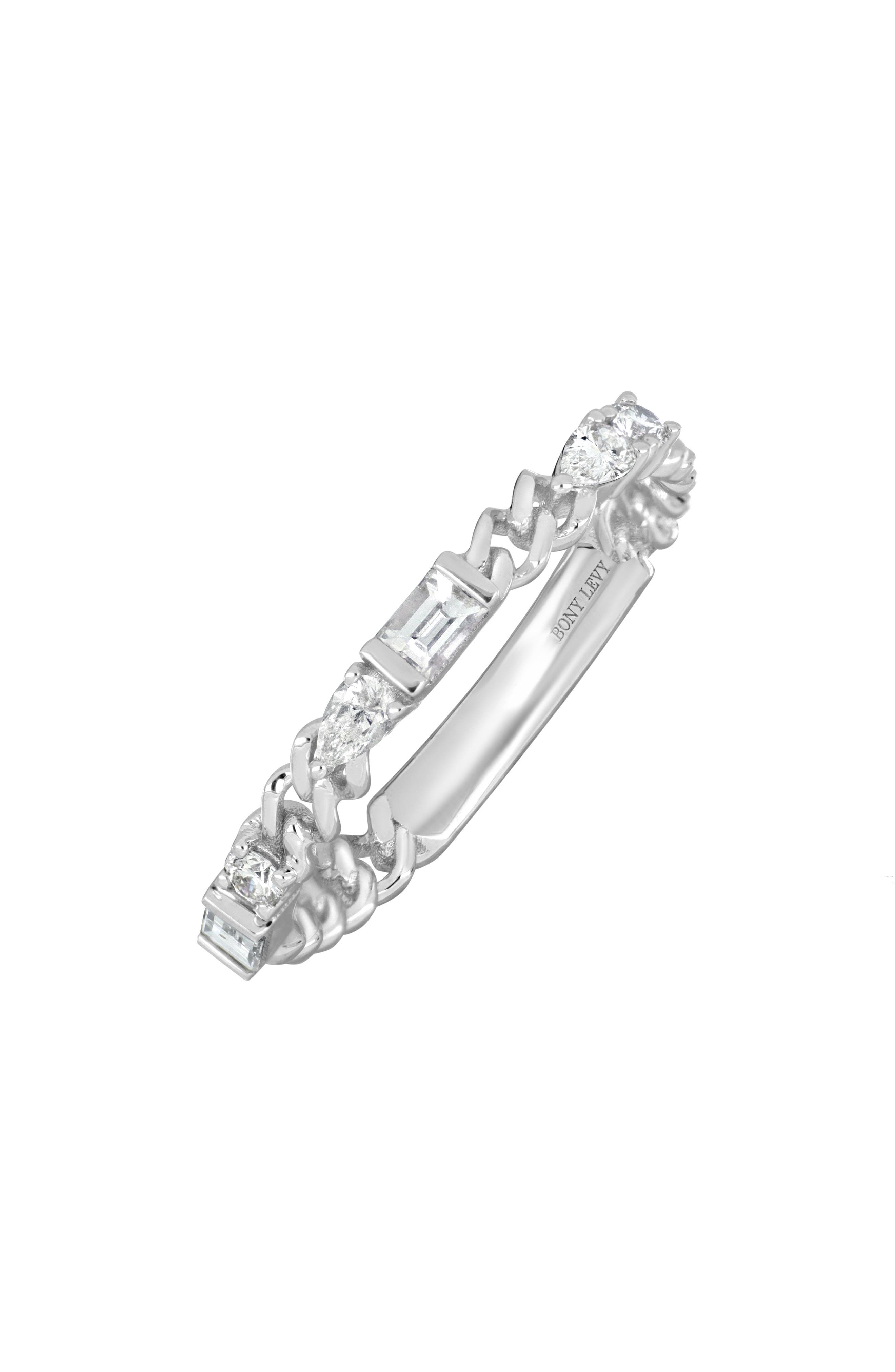 Maya Diamond Stacking Ring