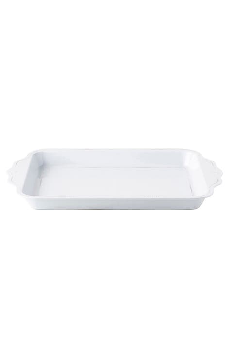 Berry and Thread Rectangular Melamine Serving Tray