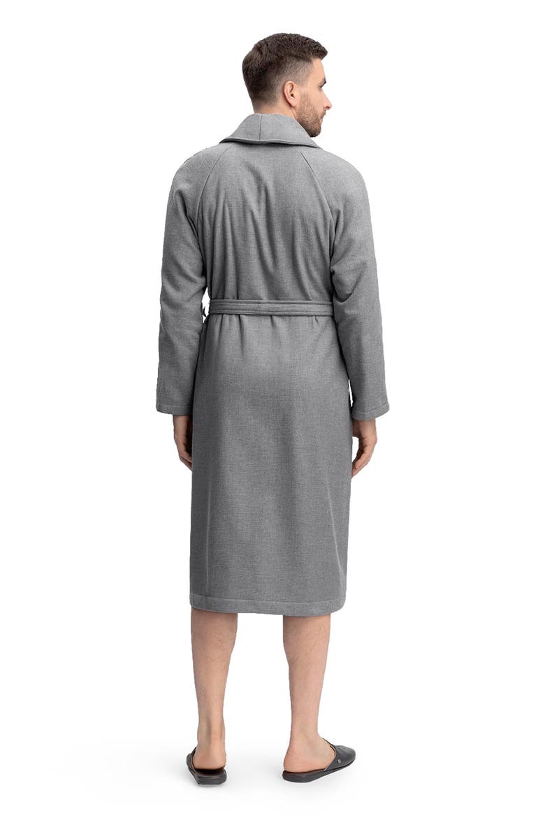 Aristo Men's Bathrobe, Alternate, color, Grey