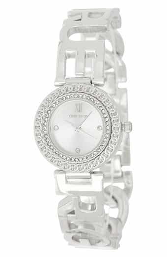 True Religion Crystal Logo Bracelet Strap Watch, 28mm