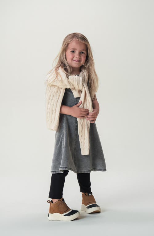 Sorel Kid's Out N About Waterproof Suede Boots, Toddlers/kids In Taffy/black