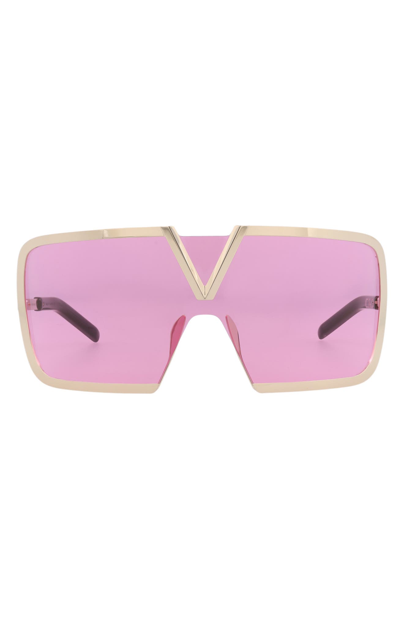Valentino 146mm Shield Sunglasses