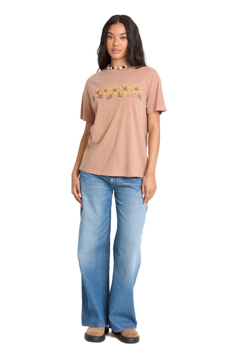 Hello Sundown Graphic T-Shirt, Alternate, color, SUGAR ALMOND