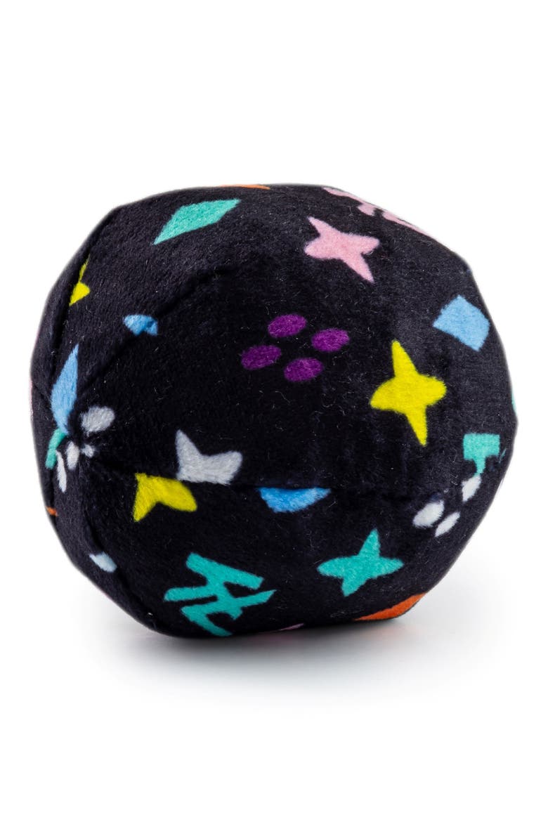 Kitty Monogram Ball, Main, color, WHITE MULTI