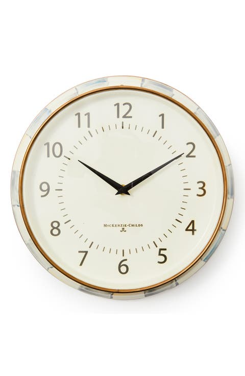 Sterling Check School Wall Clock