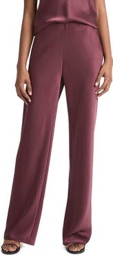 Vince Fluid High Waist Straight Leg Pants