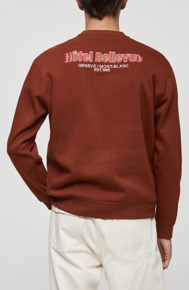 MANGO Hotel Embroidered Sweatshirt, Alternate, color, 