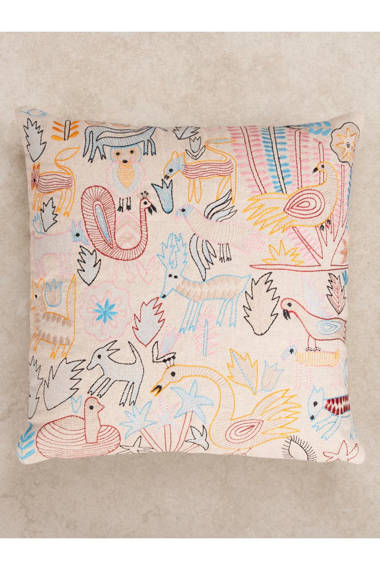Fateh Throw Pillow Cover, Alternate, color, Multicolored