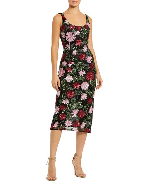 knee length dress with side slits Rina Di Montella RD212 Semi-Formal Knee-Length Dress Royal / 8
