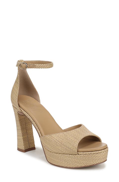 Delphie Ankle Strap Platform Sandal (Women)